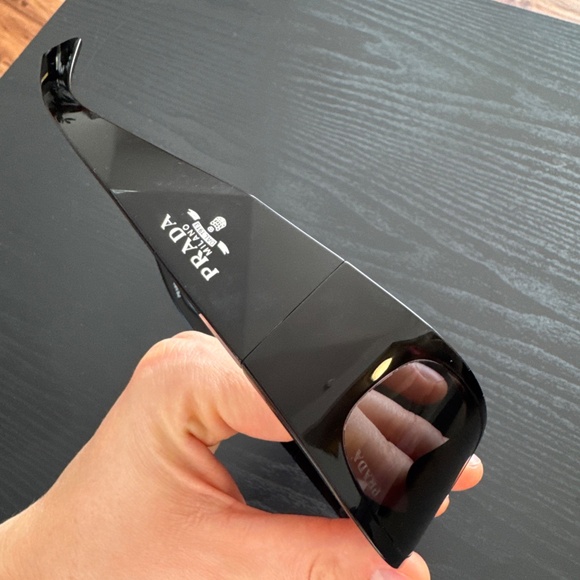 PRADA PR A14S 1AB5SO BLACK DARK WOMEN'S 60mm sunglasses - Picture 8 of 10